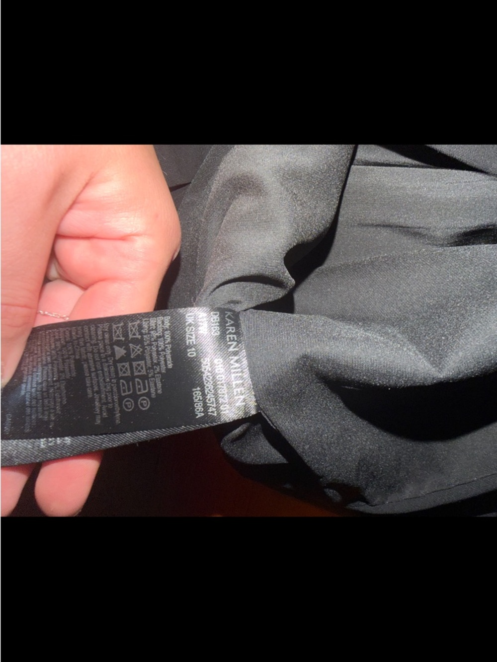 Black Lace Sheath Dress with Embroidered Bodice - Picture 3 of 3